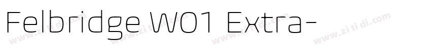 Felbridge W01 Extra字体转换